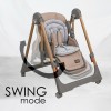 Κάθισμα Φαγητού Bebe Stars Nuovo 2in1 Mocha Κάθισμα Φαγητού Bebe Stars Nuovo 2in1 Mocha