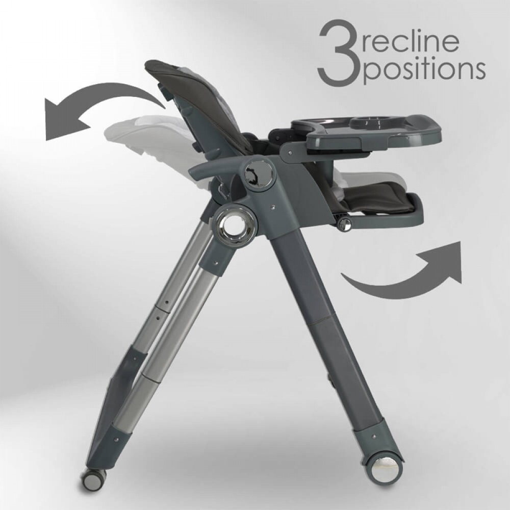 Κάθισμα Φαγητού - Κούνια Bebe Stars Yum-Yum 2in1 Grey