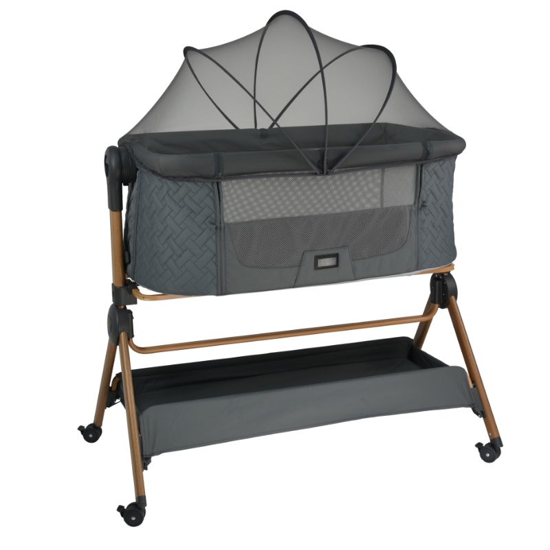 Λίκνο Bebe Stars Serenity 2in1 Smoked Grey