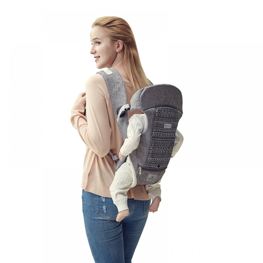 Μάρσιπος Bebe Stars Cuddle Smoked Grey