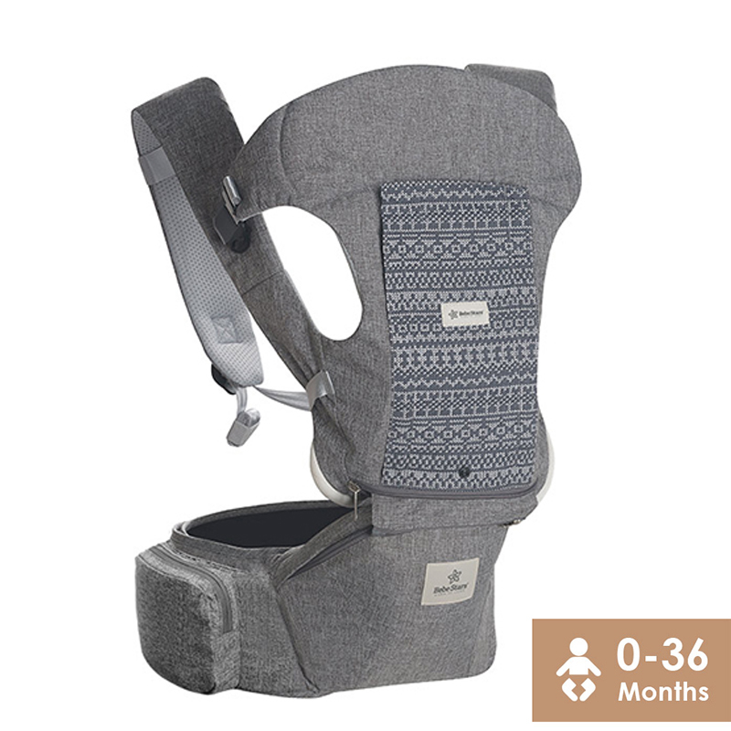 Μάρσιπος Bebe Stars Cuddle Smoked Grey