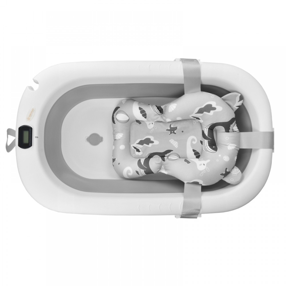 Πτυσσόμενη Μπανιέρα με Θερμόμετρο & Αξεσουάρ Bebe Stars Foldy