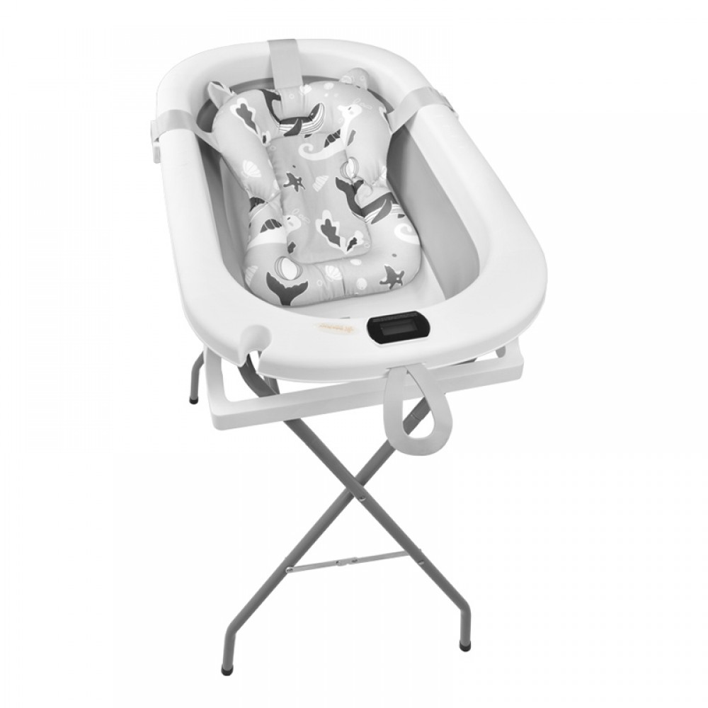 Πτυσσόμενη Μπανιέρα με Θερμόμετρο & Αξεσουάρ Bebe Stars Foldy