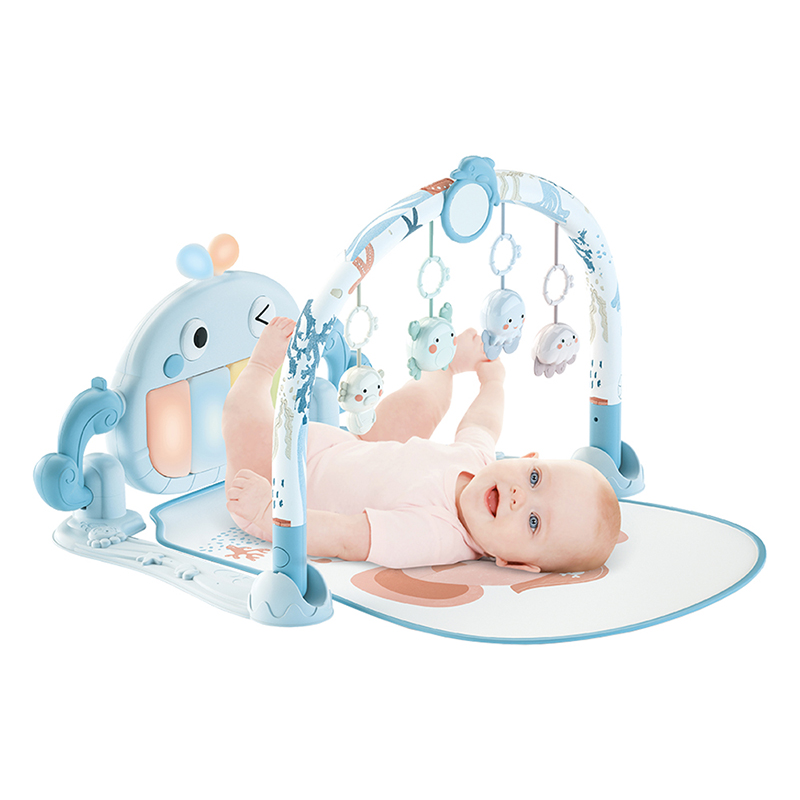 Βρεφικό Γυμναστήριο Bebe Stars Piano Whale Blue