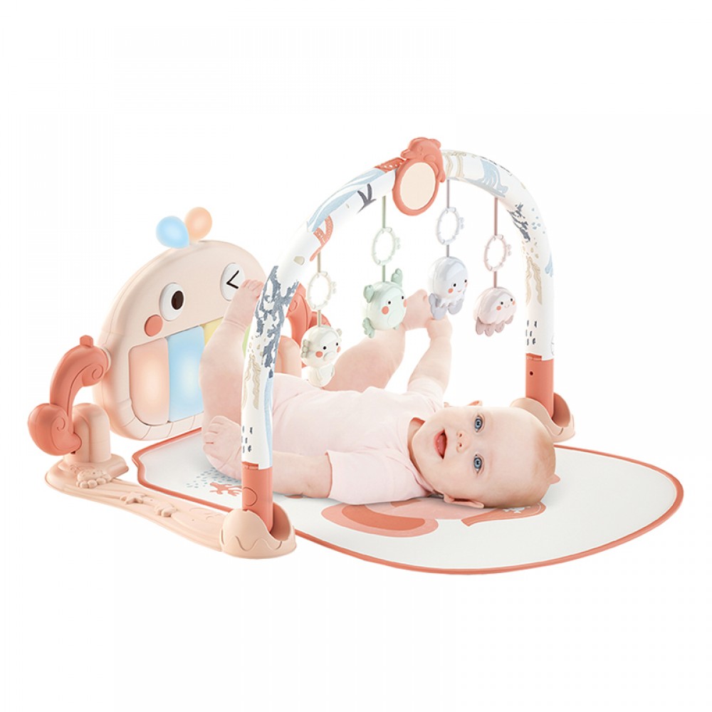 Βρεφικό Γυμναστήριο Bebe Stars Piano Whale Pink