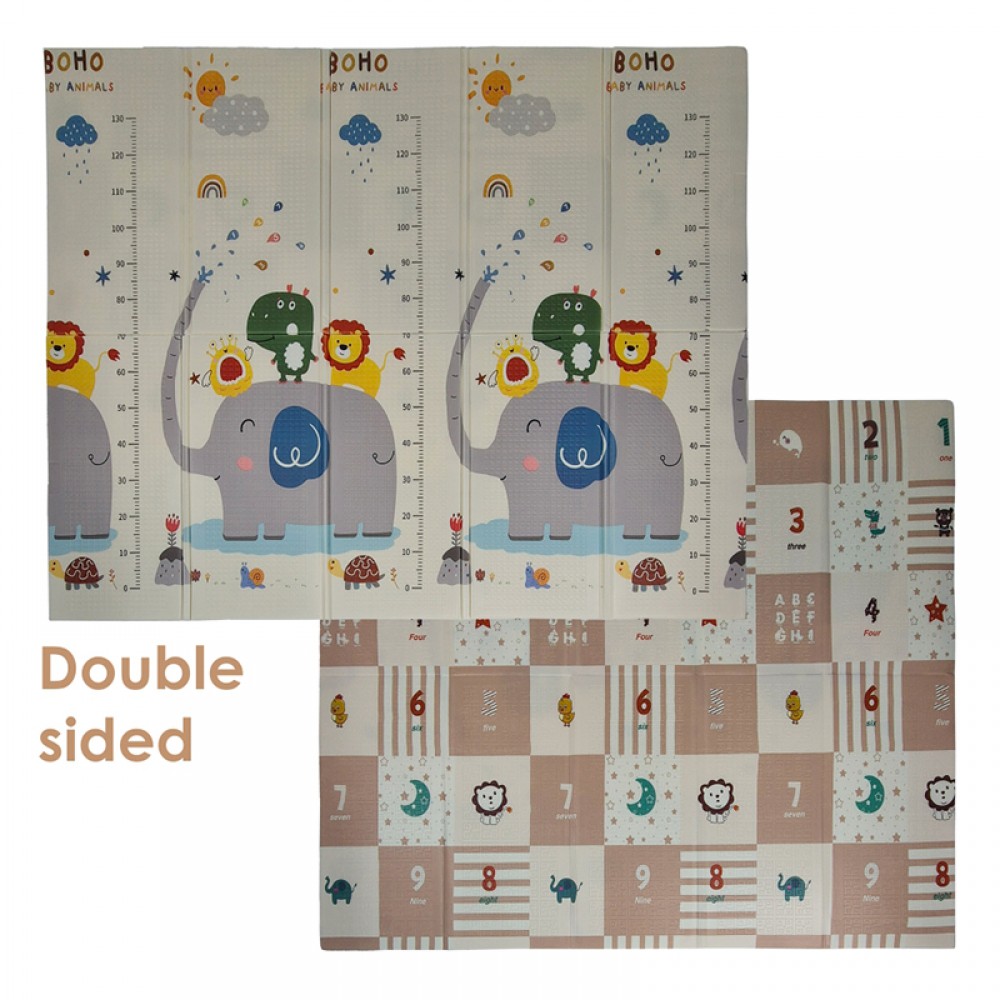 Χαλάκι Δραστηριοτήτων Bebe stars Διπλής Όψης Boho (200x180x1cm)