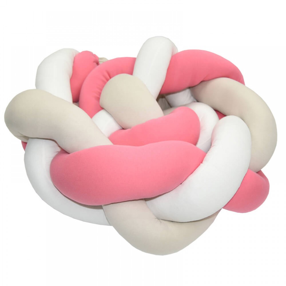 Πάντα πλεξούδα κρεβατιού Bebe Stars (230x25cm) Pink