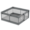 Παρκοκρέβατο Τετράγωνο Bebe Stars Playzen Grey (150x150cm) Παρκοκρέβατο Τετράγωνο Bebe Stars Playzen Grey (150x150cm)