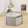 Παρκοκρέβατο Bebe Stars Πολύγωνο Nestilo Grey Παρκοκρέβατο Bebe Stars Πολύγωνο Nestilo Grey