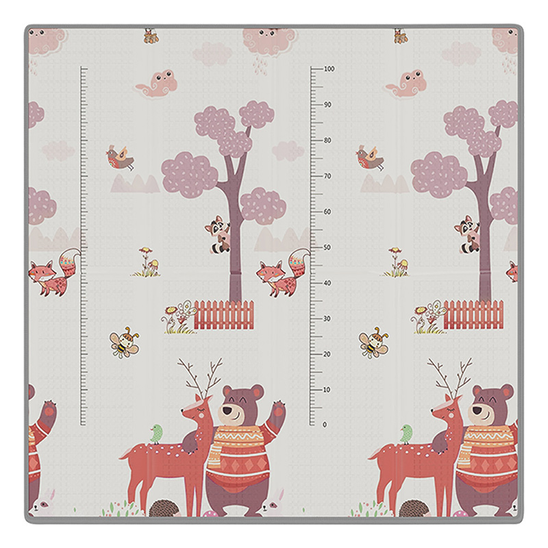 Χαλάκι Δραστηριοτήτων Διπλής Όψης Bebe Stars Τετράγωνο