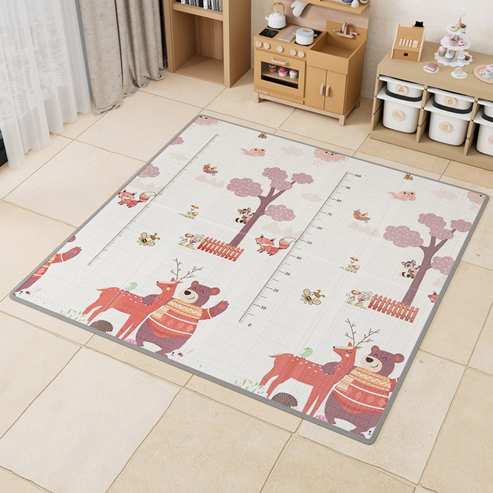 Χαλάκι Δραστηριοτήτων Διπλής Όψης Bebe Stars Τετράγωνο Χαλάκι Δραστηριοτήτων Διπλής Όψης Bebe Stars Τετράγωνο