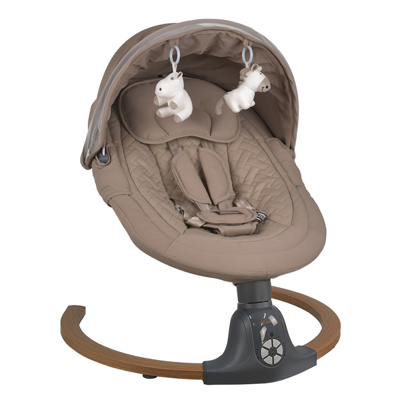 Ηλεκτρική Κούνια Ρηλάξ Bebe Stars Fluffy Natural Beige