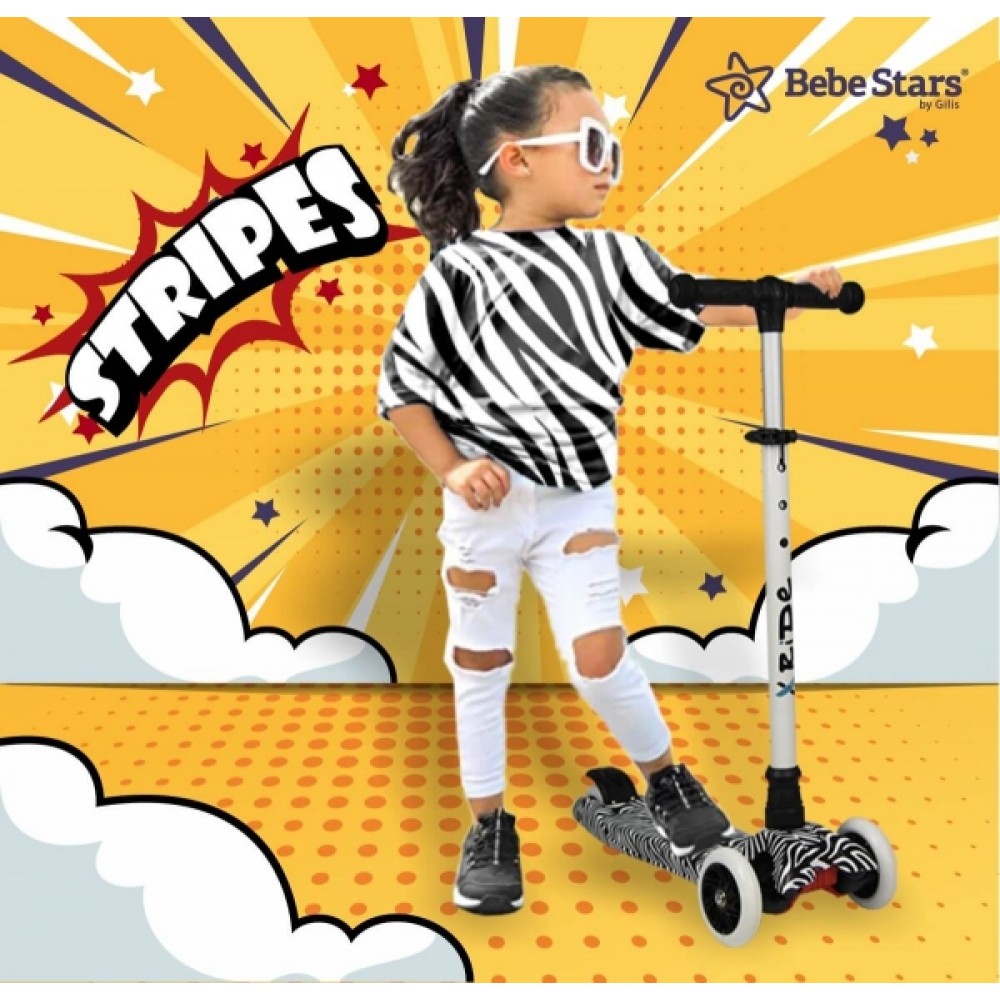 Πατίνι Bebe Stars X-Ride Stripes