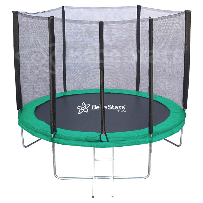 Τραμπολίνο με δίχτυ Bebe Stars 245cm Green
