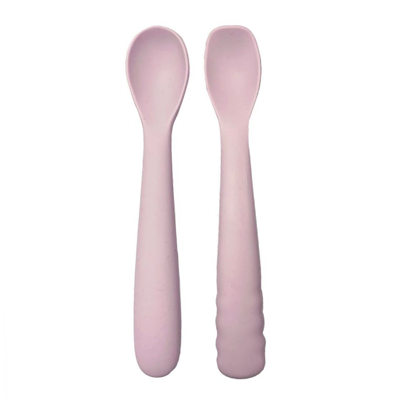 Κουταλάκια Σιλικόνης Bo Jungle B-Spoon Pink (2τεμ.)