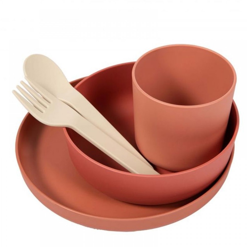 Σετ Φαγητού Βιοδιασπώμενο Bo Jungle B-Biodegradable Terracotta (5τεμ.)