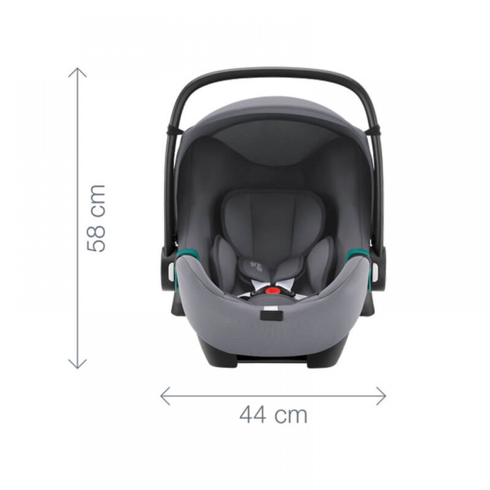 Κάθισμα Αυτοκινήτου Britax Romer Baby Safe3 i-Size 0-13kg Space Black With Flex Base iSense