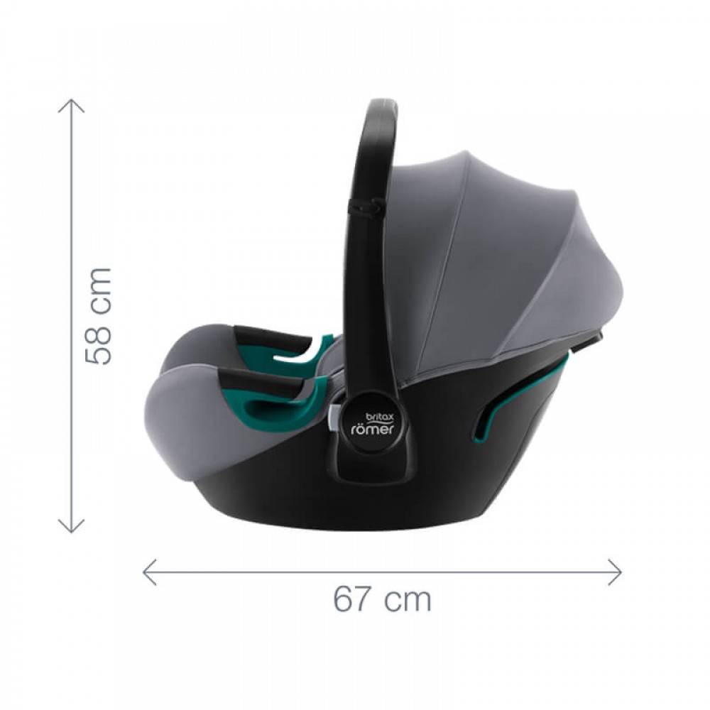 Κάθισμα Αυτοκινήτου Britax Romer Baby Safe i-Sense 0-13kg Space Black