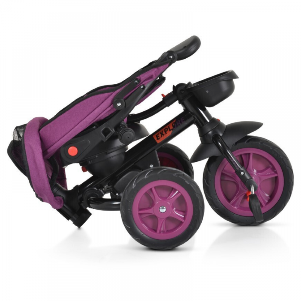 Τρίκυκλο Ποδήλατο Byox με Χειρολαβή Γονέα Purple Τρίκυκλο Ποδήλατο Byox με Χειρολαβή Γονέα Purple