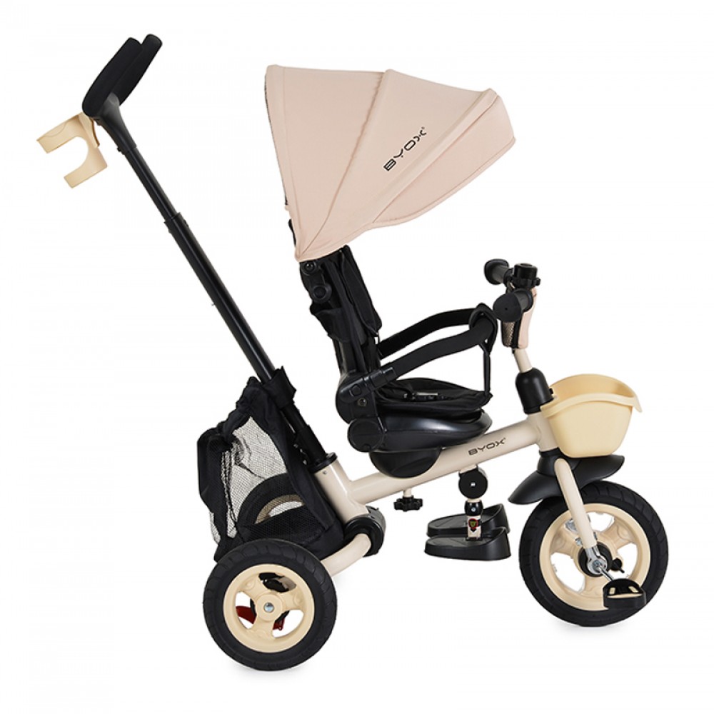 Τρίκυκλο Αναδιπλούμενο Ποδήλατο Byox Flexy Lux Light Beige