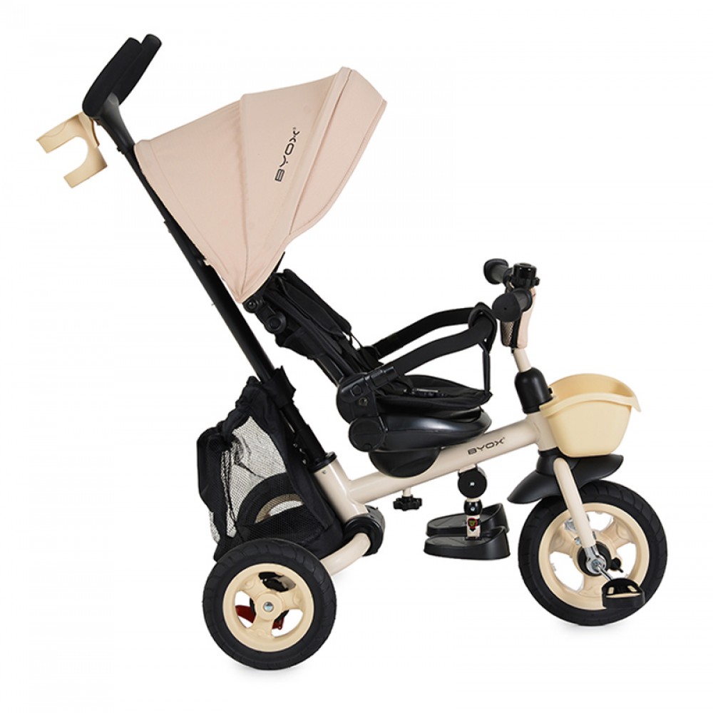 Τρίκυκλο Αναδιπλούμενο Ποδήλατο Byox Flexy Lux Light Beige