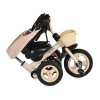 Τρίκυκλο Αναδιπλούμενο Ποδήλατο Byox Flexy Lux Light Beige