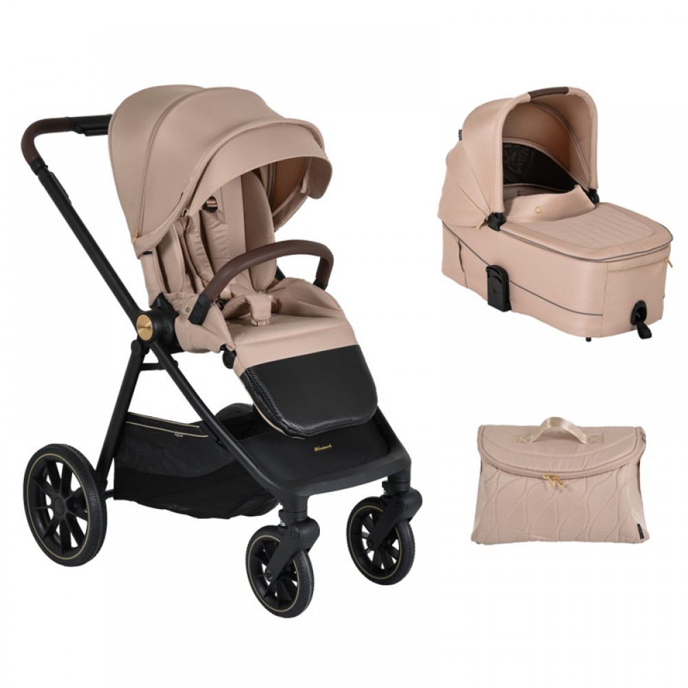 Καρότσι Cangaroo Celebrity 2in1 Crepe Βeige Καρότσι Cangaroo Celebrity 2in1 Crepe Βeige