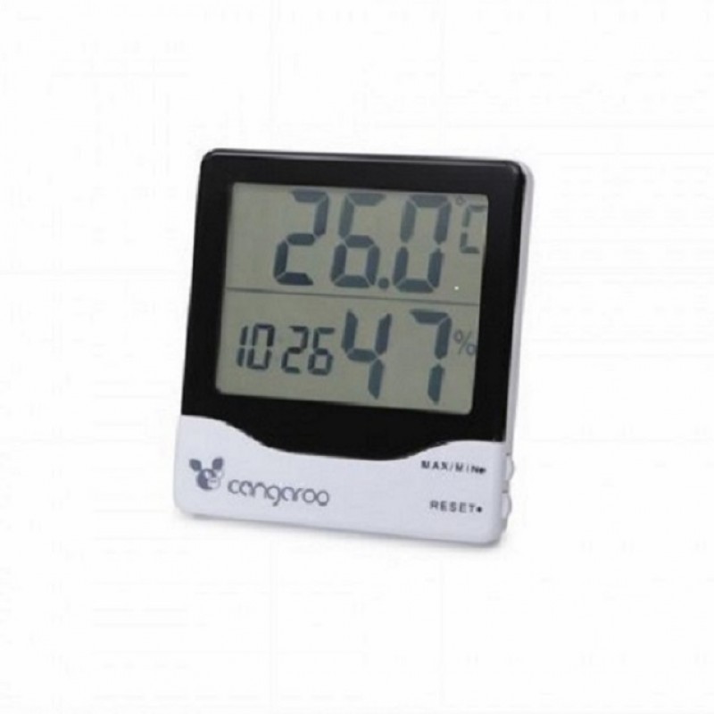 Ψηφιακό Θερμόμετρο-Υγρόμετρο-Ρολόι Cangaroo 3 in 1 