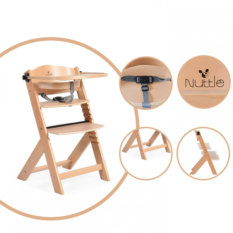 Κάθισμα Φαγητού Cangaroo Nuttle Natural