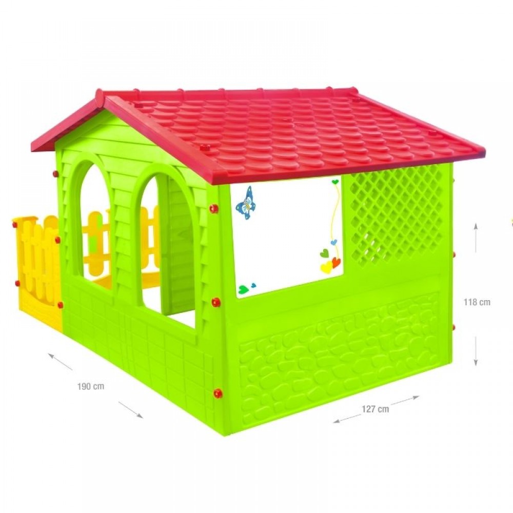 Σπιτάκι Κήπου με φράχτη Mochtoys Big House 12243