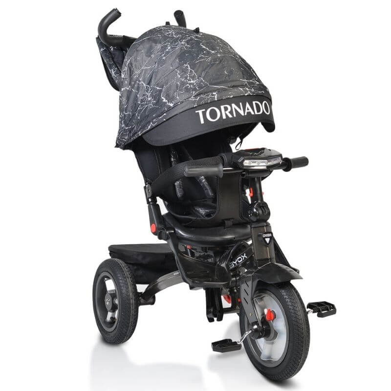 Τρίκυκλο Ποδηλατάκι Byox Tornado Air Wheels με μουσική Dark Gray