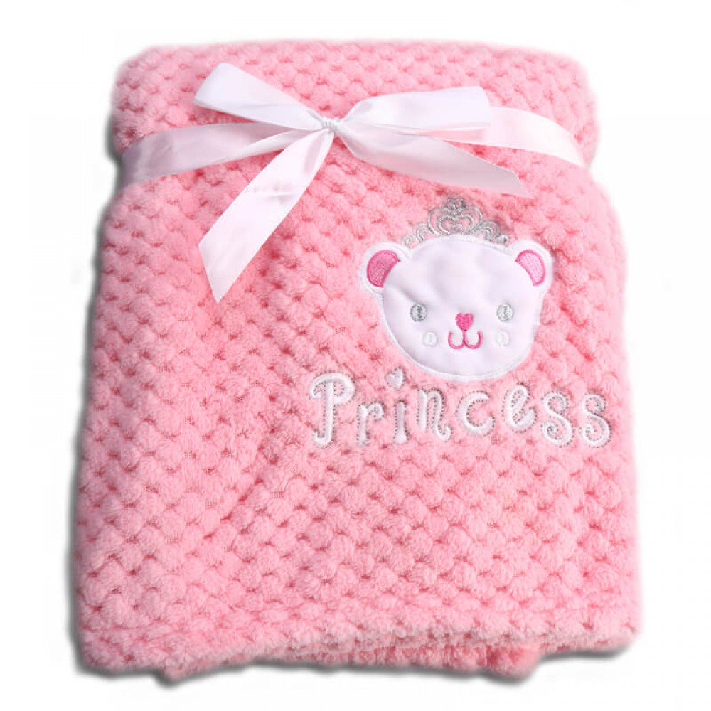 Κουβέρτα αγκαλιάς Cangaroo Fleece Freya 80x110cm Pink