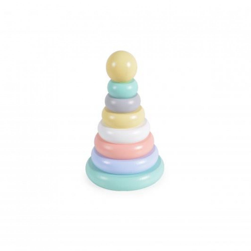 Ξύλινο Παιχνίδι Ταξινόμησης Moni Toys Wooden Stacking Rings 18m+