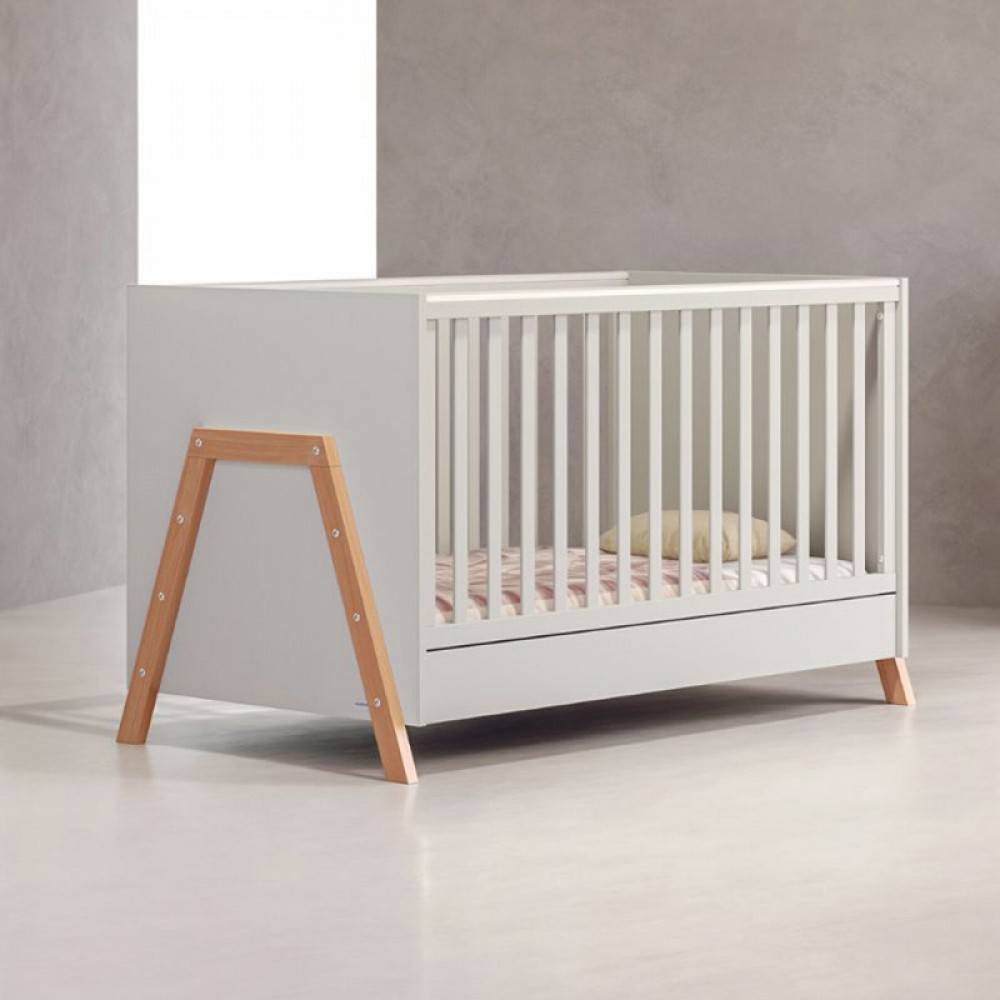 Βρεφικό κρεβάτι μετατρεπόμενo σε προεφηβικό Casababy Oslo Ecru