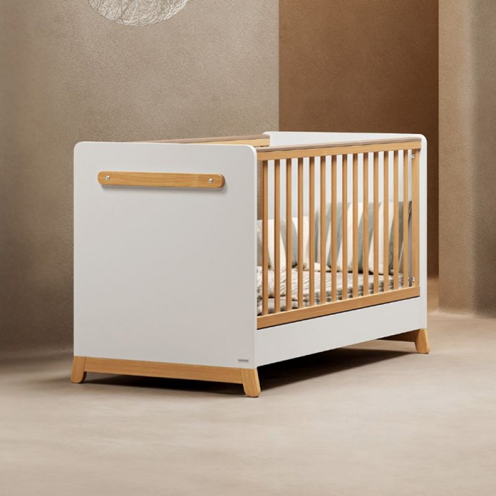 Βρεφικό Κρεβάτι μετατρεπόμενo σε παιδικό Casababy Palmer White
