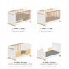Βρεφικό Κρεβάτι μετατρεπόμενo σε παιδικό Casababy Palmer White