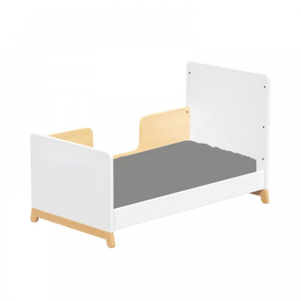 Βρεφικό Κρεβάτι μετατρεπόμενo σε παιδικό Casababy Palmer White