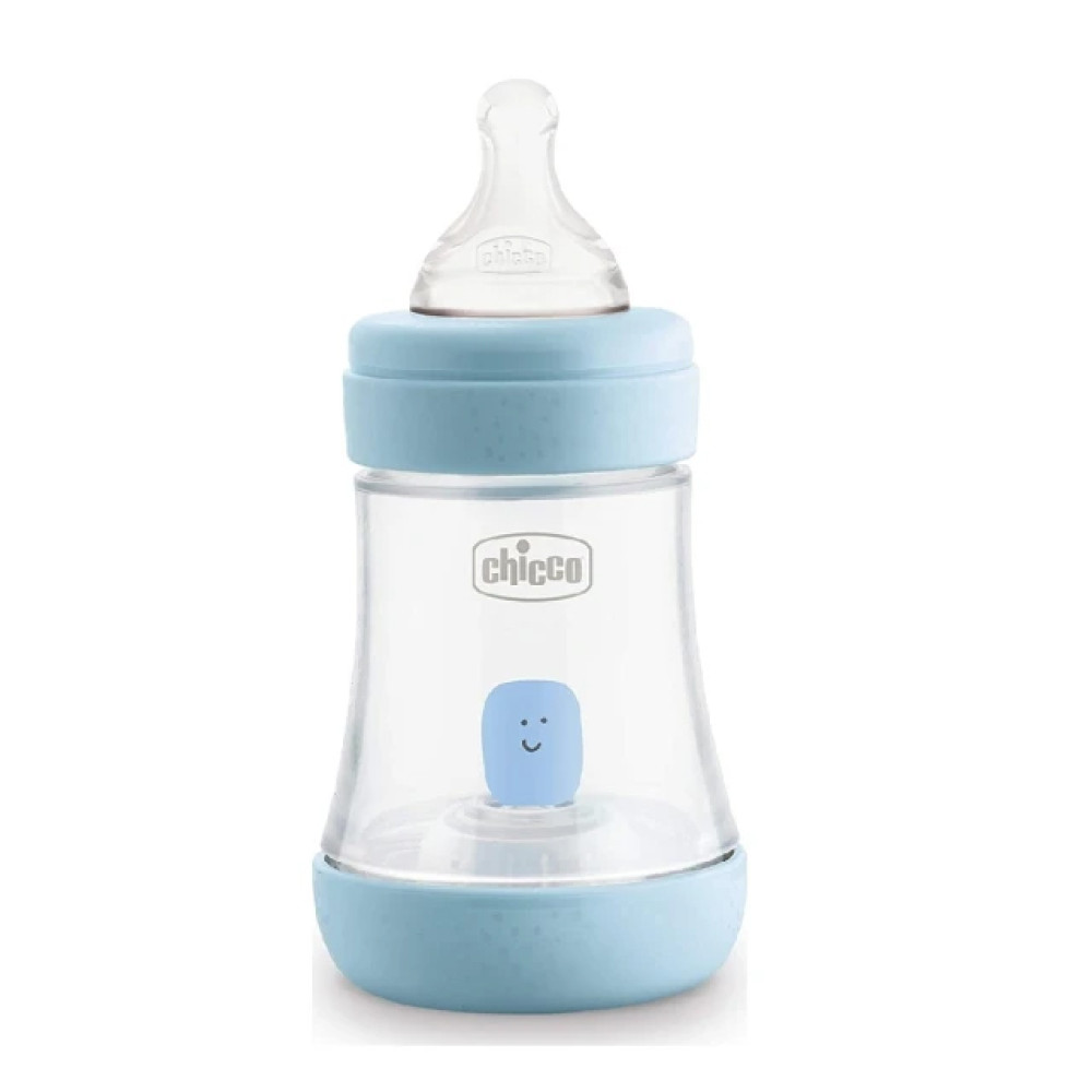Πλαστικό Μπιμπερό Chicco Perfect 5 Intui-Flow 150ml Blue