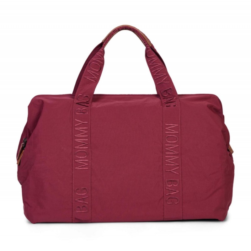 Τσάντα Childhome Mommy Club Signature Urban Burgundy