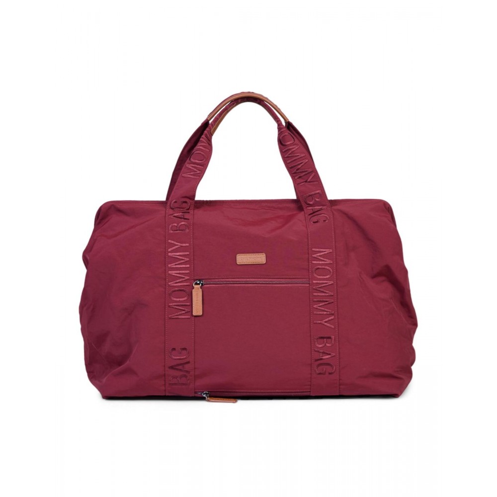 Τσάντα Childhome Mommy Club Signature Urban Burgundy