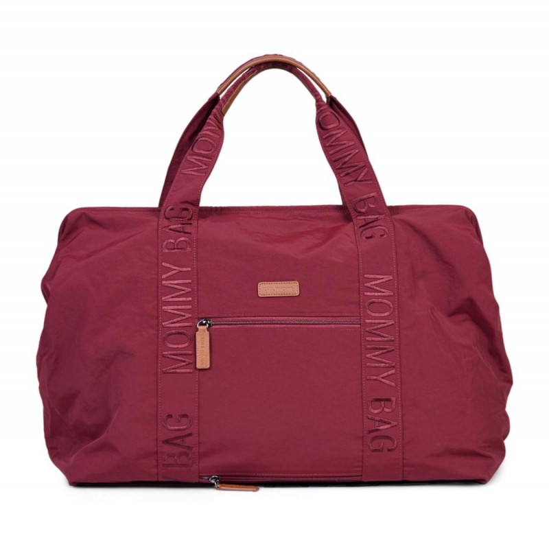 Τσάντα Childhome Mommy Club Signature Urban Burgundy