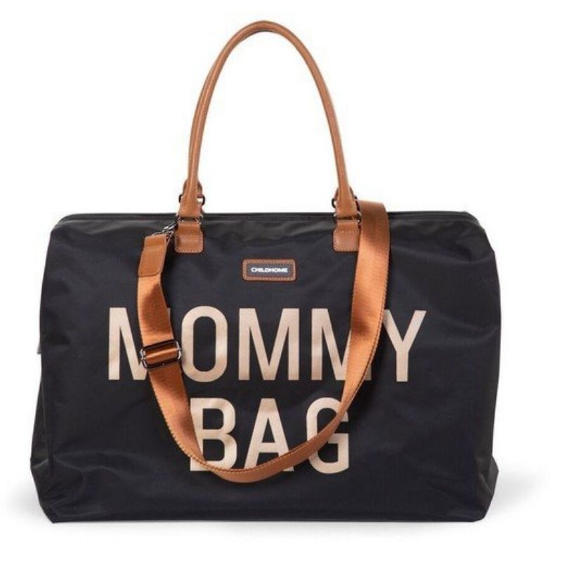 Τσάντα αλλαγής Childhome Mommy Bag Big Black Gold
