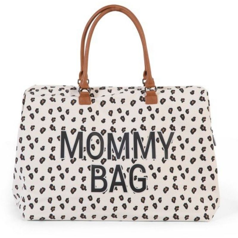 Τσάντα αλλαγής Childhome Mommy Bag Big Canvas Leopard
