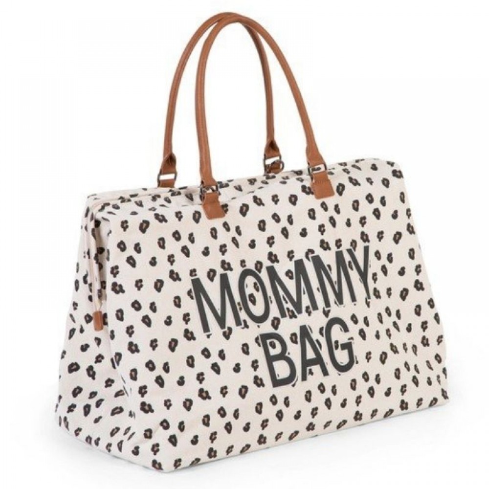 Τσάντα αλλαγής Childhome Mommy Bag Big Canvas Leopard