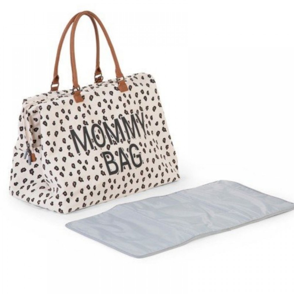 Τσάντα αλλαγής Childhome Mommy Bag Big Canvas Leopard