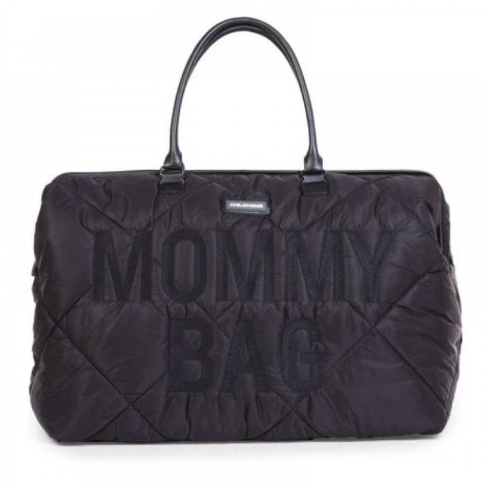 Τσάντα αλλαγής Childhome Mommy Bag Big Puffered Black