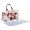 Τσάντα Childhome Family Bag Stripes Nude / Terracotta