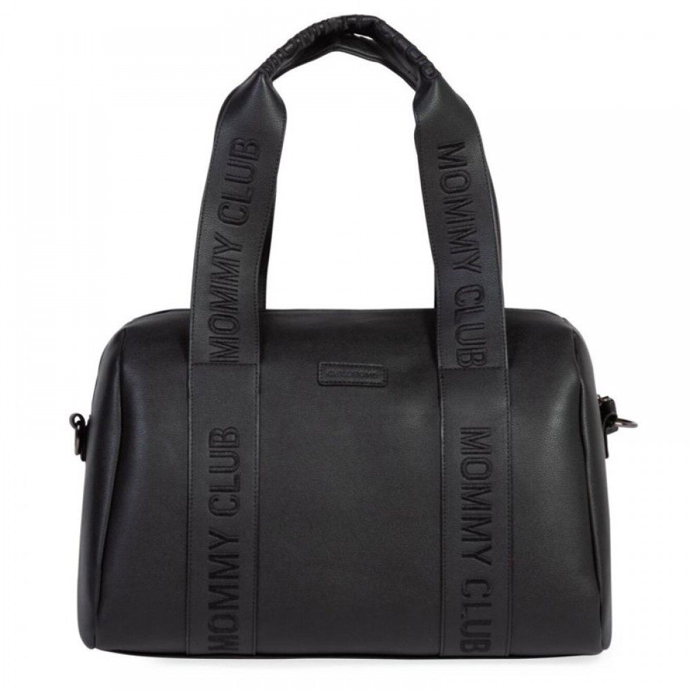 Τσάντα Childhome Mommy Club Signature Leather Black