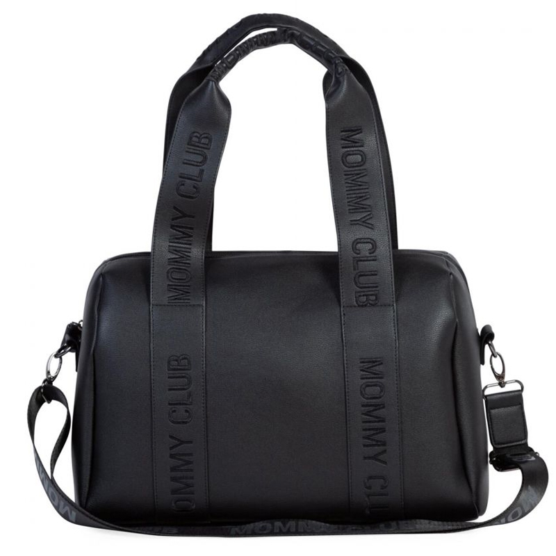 Τσάντα Childhome Mommy Club Signature Leather Black