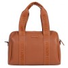 Τσάντα Childhome Mommy Club Signature Leather Brown Τσάντα Childhome Mommy Club Signature Leather Brown